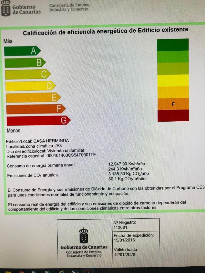 赫尔铭达多纳乡村度假屋 La Matanza De Acentejo 外观 照片